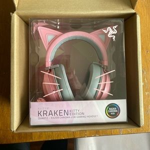 Razer Kraken chroma kitty ears factory new in box